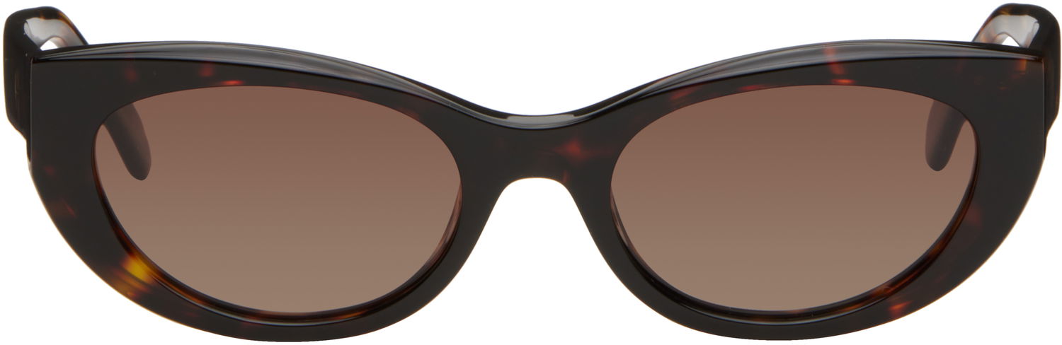 Слънчеви очила Anine Bing ANINE BING Canned Sunglasses Кафяво | A-12-10255-MTL1, 0