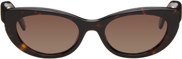Слънчеви очила Anine Bing ANINE BING Canned Sunglasses Кафяво | A-12-10255-MTL1, 0