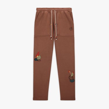 Спортни панталони Jordan Travis Scott x Fleece Pants Кафяво | DO4097-256, 3