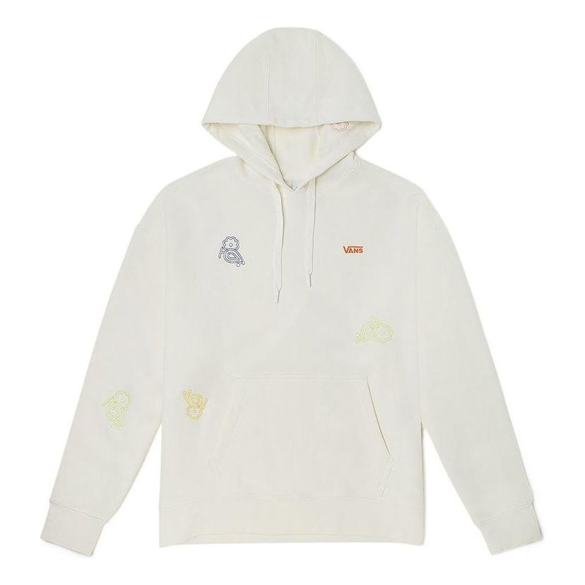 Суитчър Vans Paisley Check Print Hoodie Бяло | VN0A5LM7FS8