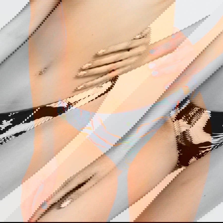 Printed Beach Classics Regular Bikini Bottoms, 0