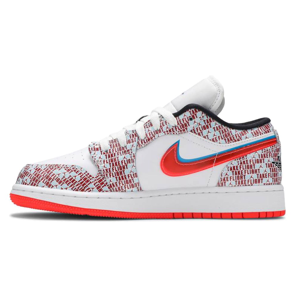 Кецове и обувки Jordan Air Jordan 1 Low SE GS "Take Flight" Червено | DD1527-114, 0
