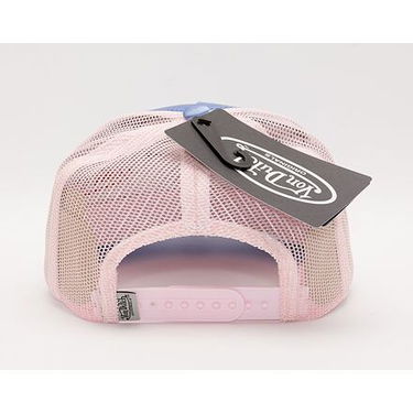 Шапка с козирка Von Dutch Cary Trucker Satin Blue/Pink Синьо | VD7030161, 1