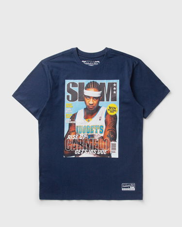 Тениска Mitchell & Ness Mitchell & Ness Denver Nuggets Carmelo Anthony SLAM T-Shirt Тъмно синьо | BMTRINTL1276-DNUNAVYAC, 0