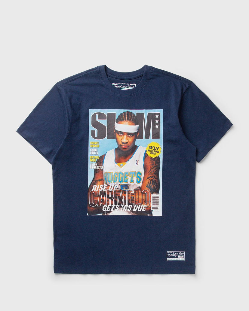 Тениска Mitchell & Ness Mitchell & Ness Denver Nuggets Carmelo Anthony SLAM T-Shirt Тъмно синьо | BMTRINTL1276-DNUNAVYAC
