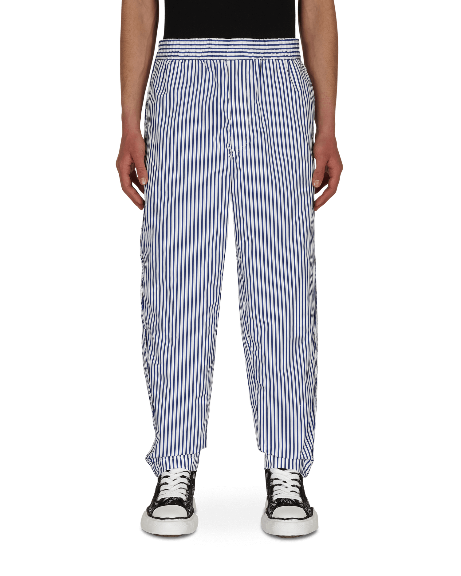 Панталони Comme des Garçons Stripe Trousers Тъмно синьо | FG-P008-SS21 1, 0