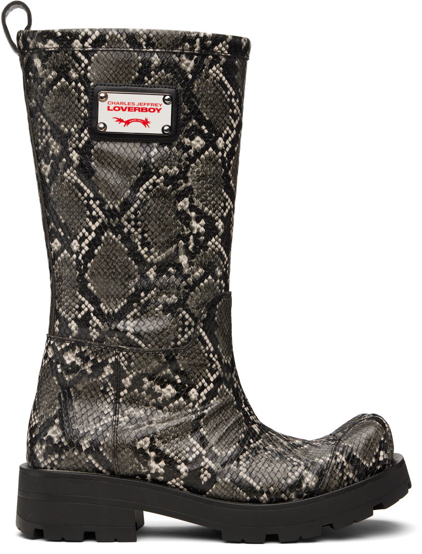 Кецове и обувки Charles Jeffrey Loverboy Charles Jeffrey LOVERBOY Sheathed Moggies Boots Черно | 54150501