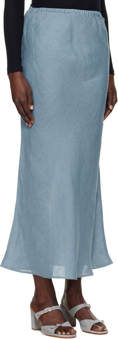Пола Baserange Maxi Linen Skirt Синьо | SKDY-SL-SP25, 1