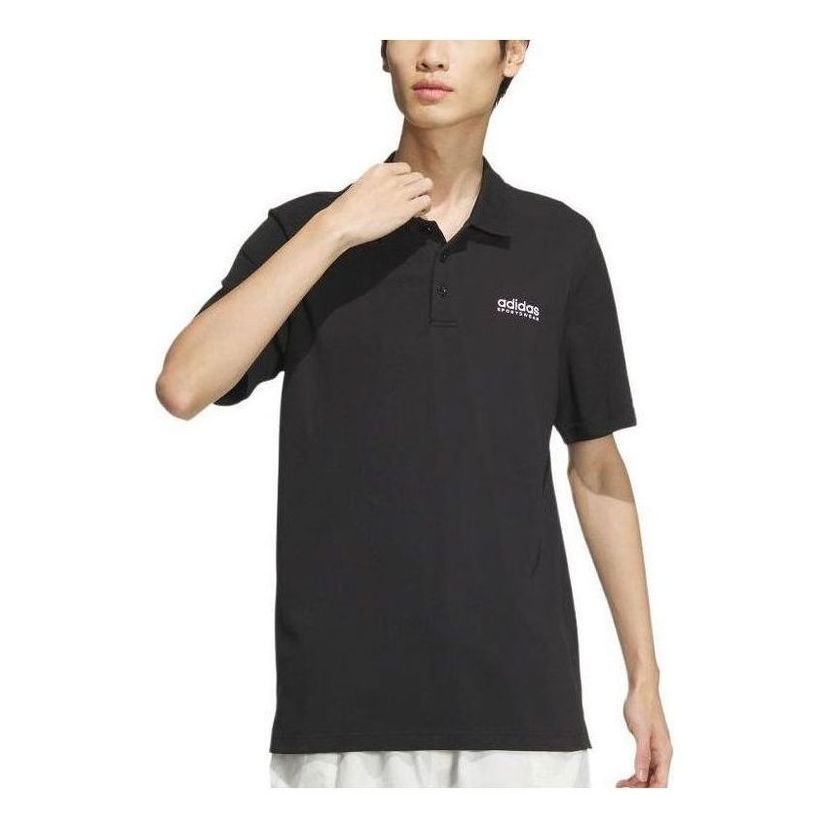 Поло тениска adidas Originals Sport Polo Shirt Черно | JI9052