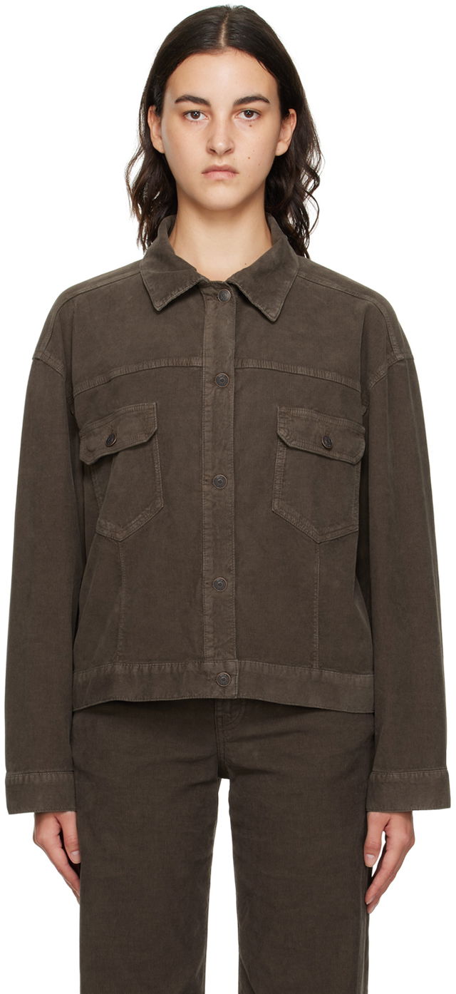 Corduroy Buttoned Jacket