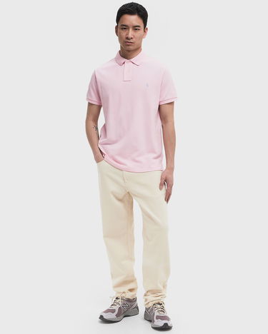 Поло тениска Polo by Ralph Lauren Polo Ralph Lauren Custom Slim Fit Mesh Polo Shirt XXL Розово | 710680784424, 1
