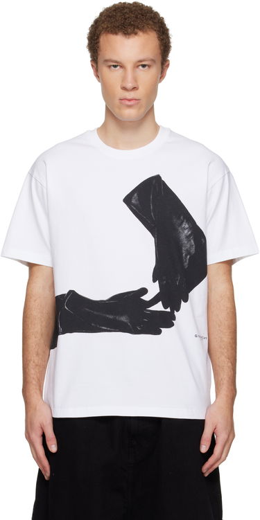 Тениска Givenchy Surrealism Print T-shirt Бяло | BM71NK3YSX100, 0