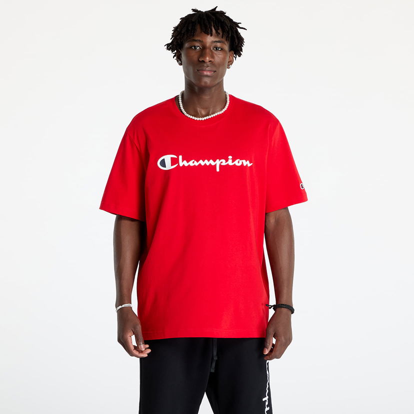 Тениска Champion SS Tee Red Червено | 220256 CHA RS054