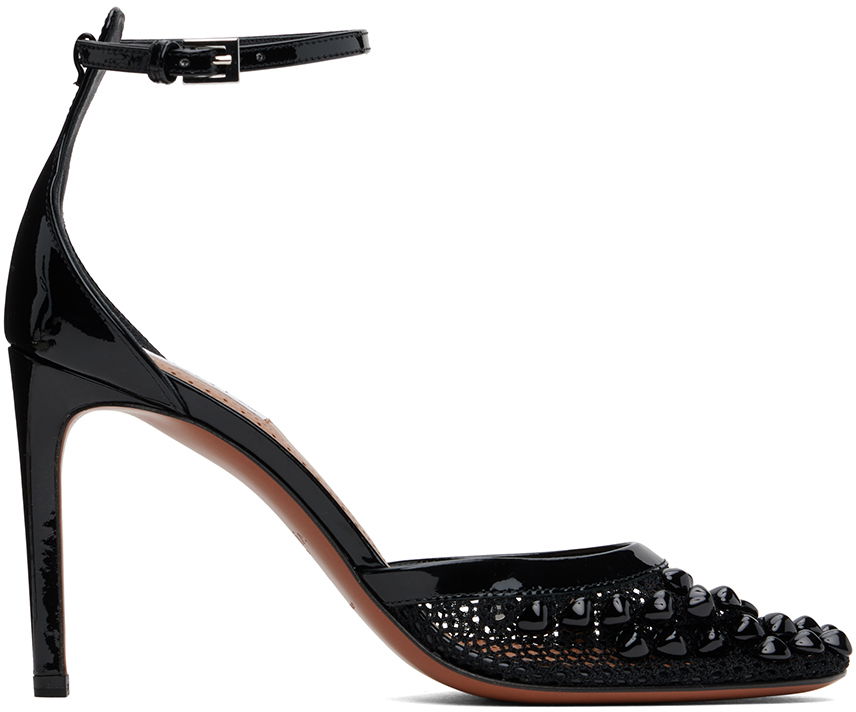 Кецове и обувки Alaïa High Fishnet Pumps Черно | AA3E049TK033, 0