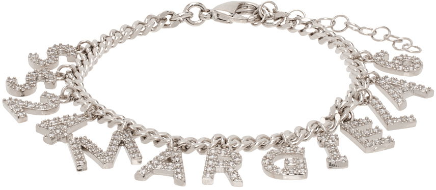 Гривна Maison Margiela MM6 Letter Charms Bracelet Бежово | SM6UY0064 P6471, 0