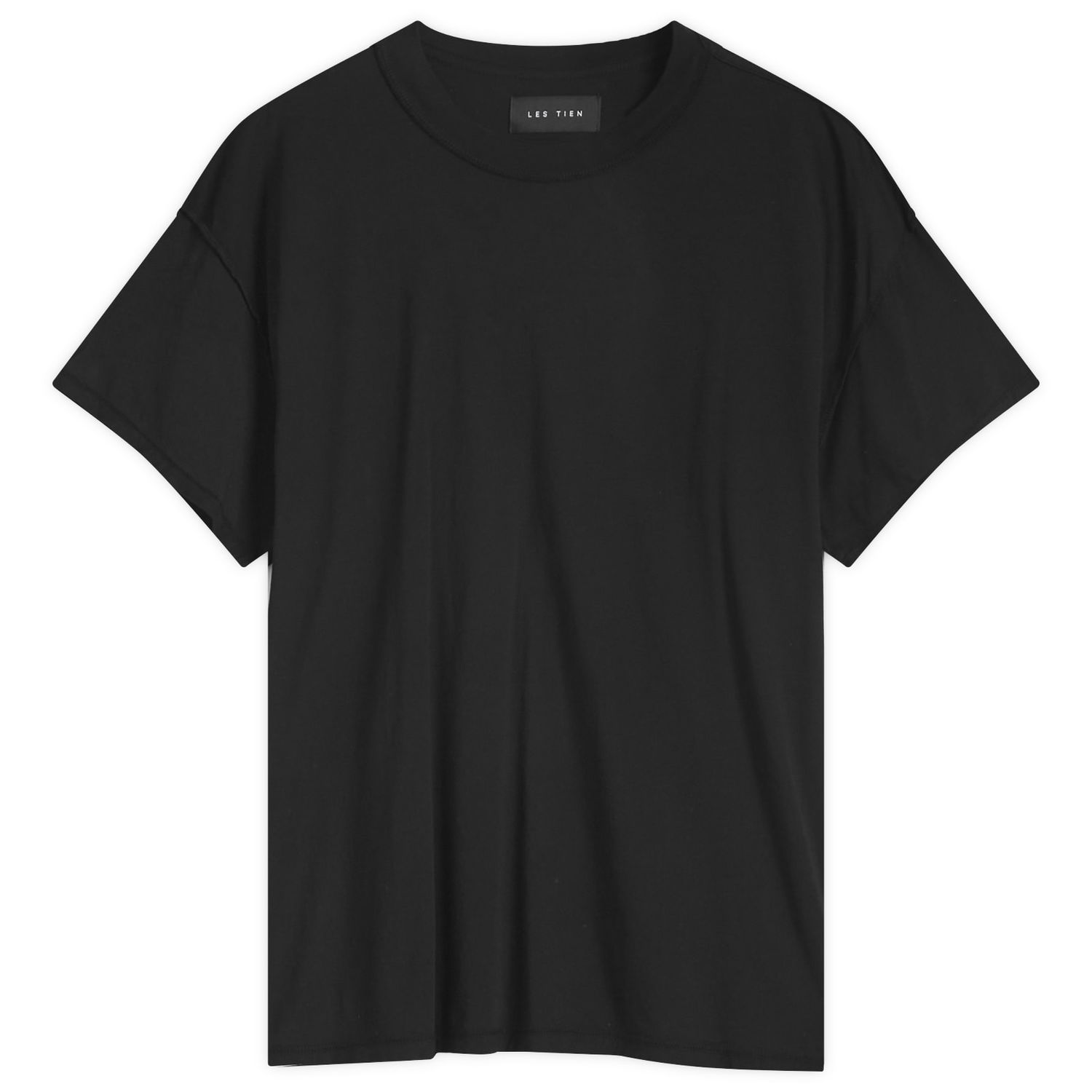 Тениска LES TIEN Les Tien Lightweight Inside Out T-Shirt, Size Large Черно | CC-2020-JTB, 0