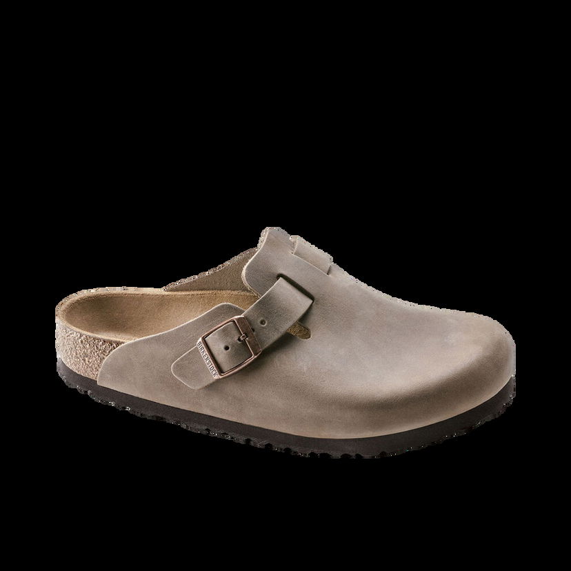 Кецове и обувки Birkenstock Boston Oiled Leather Сиво | 960811