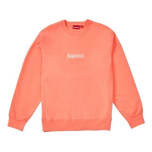 Суитчър Supreme Box Logo Crewneck Sweater Оранжево
 | SUP-FW18-1077, 0