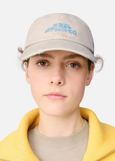 Шапка с козирка AXEL ARIGATO Axel Arigato Embroidered Washed Cap Бежово | X3962002, 5