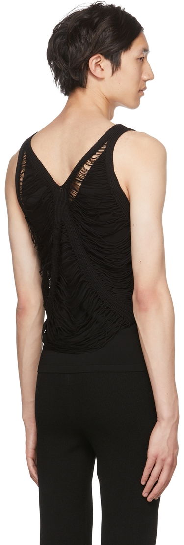 Потник Dion Lee Dion Lee Net Distressed Tank Top Черно | C7080P22, 2