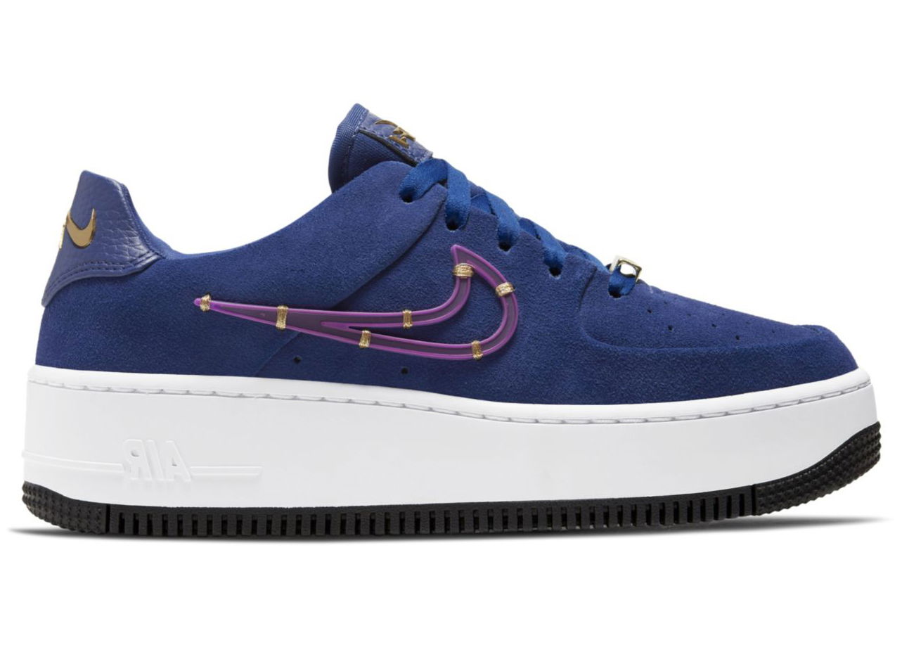 Кецове и обувки Nike Air Force 1 Sage Low LX Deep Royal Blue W Тъмно синьо | CI3482-400, 0