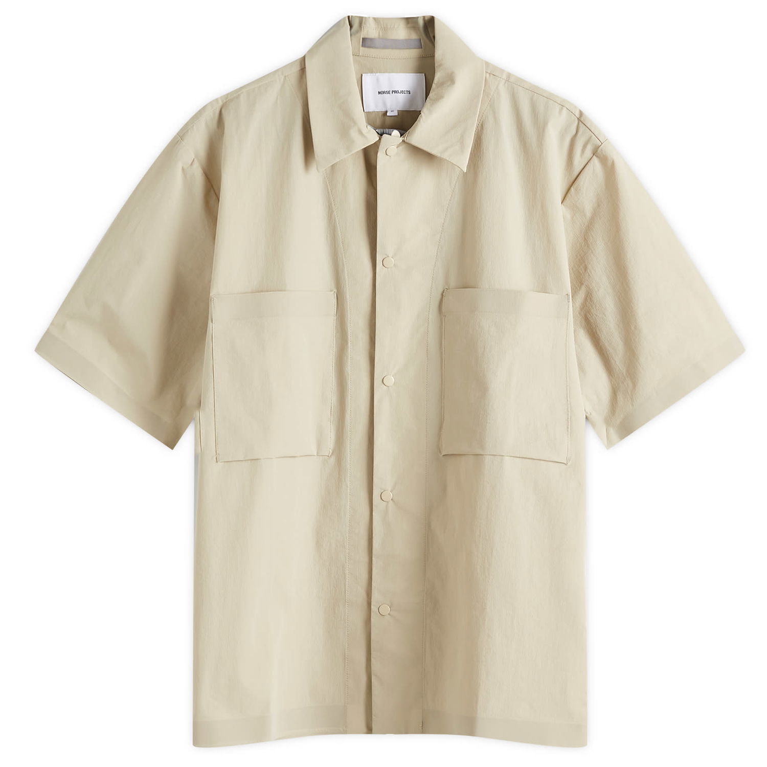 Риза NORSE PROJECTS Norse Projects Hermann Travel Light Short Sleeve Shirt, Size Large Бежово | N40-0824-0920, 1