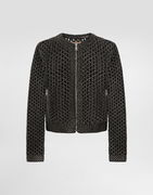 Dolce & Gabbana Woven Nappa Leather Jacket