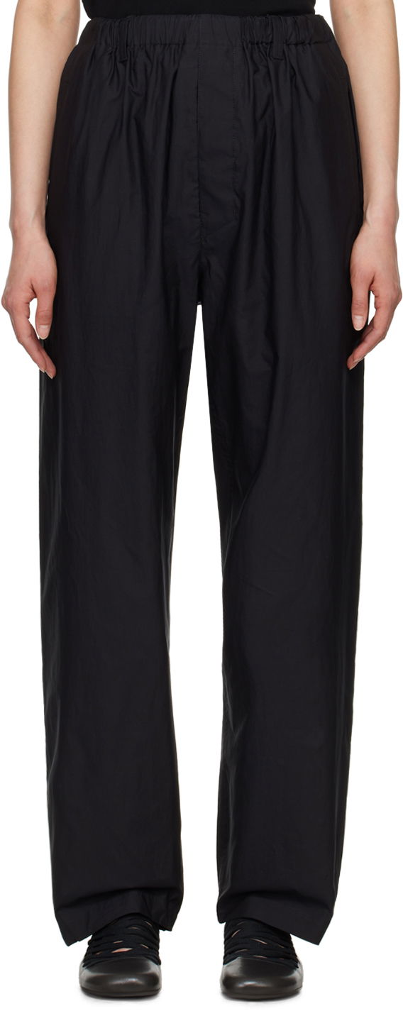 Панталони LEMAIRE LEMAIRE Relaxed Trousers Черно | PA1047 LF1209