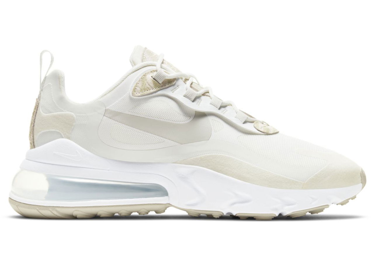 Кецове и обувки Nike Air Max 270 React SE Light Bone W Бяло | CV8815-100, 0