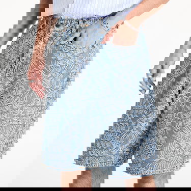 Къси панталони DAILY PAPER Daily Paper Macrame Denim Shorts Синьо | 2513093, 1