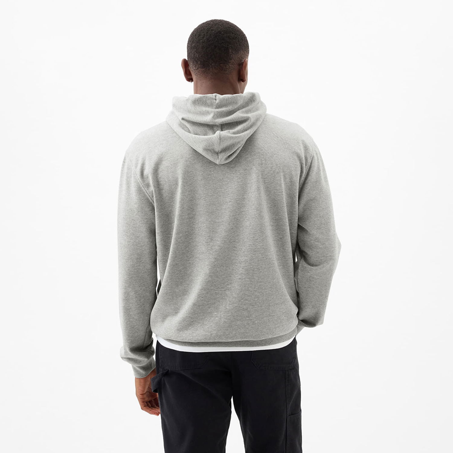 Суитчър GAP GAP Logo Pullover Hoodie Сиво | 862302-02, 1