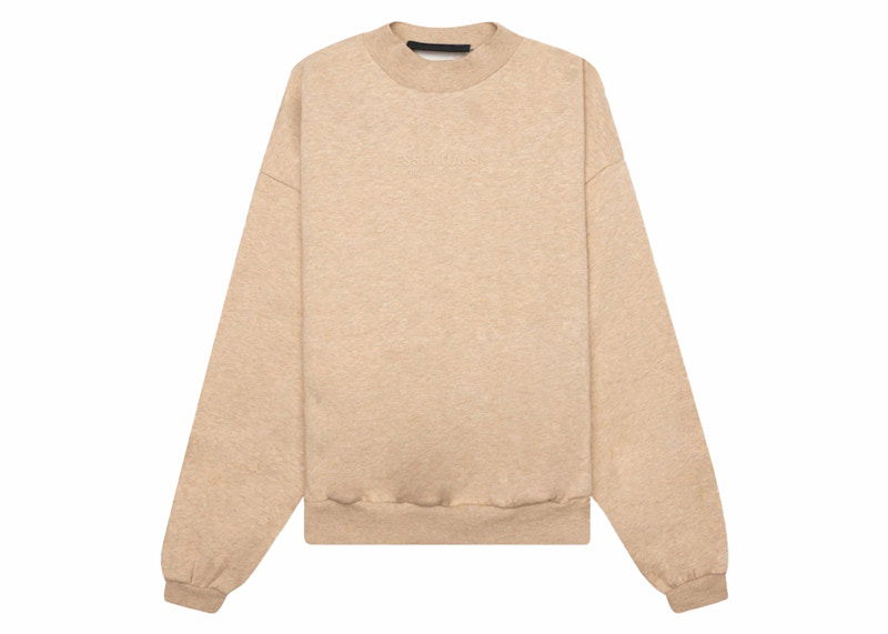 Пуловер Fear of God Fear of God Essentials Kids Crewneck Бежово | 785BT232063K