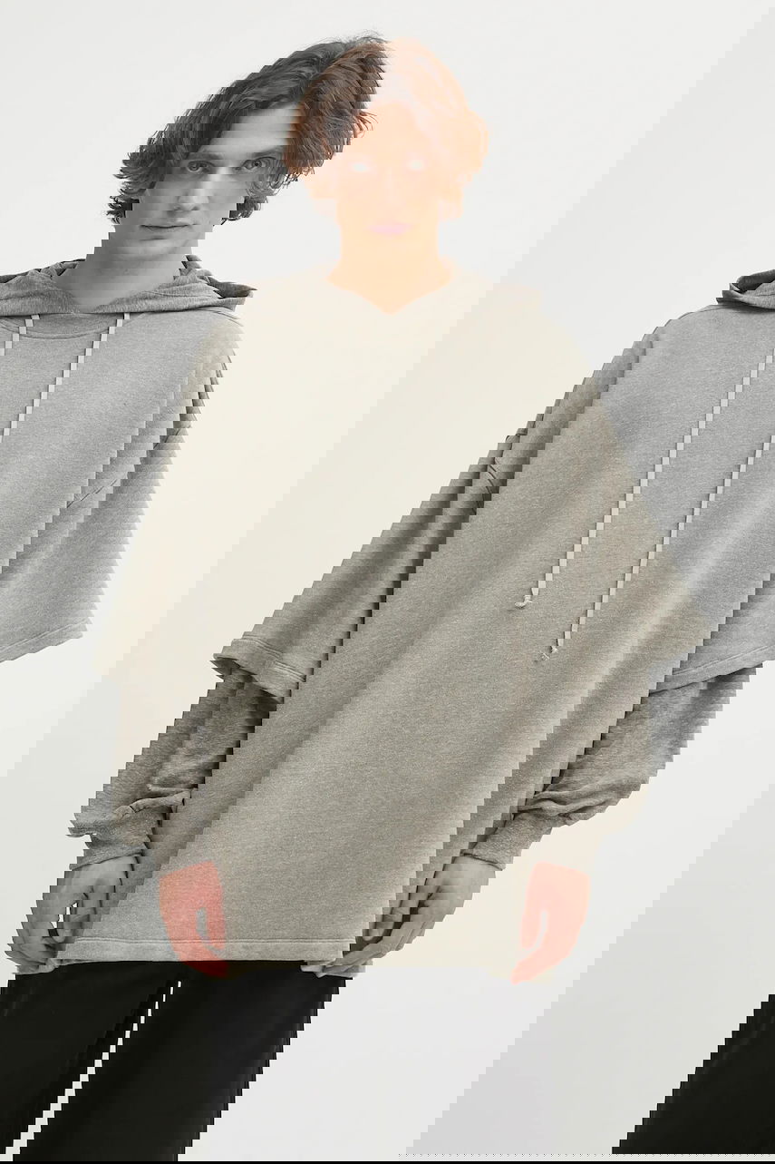 Суитчър Rick Owens Rick Owens DRKSHDW Tommy Hustler Hoodie Сиво | DU02E7271.FGMJGM, 0