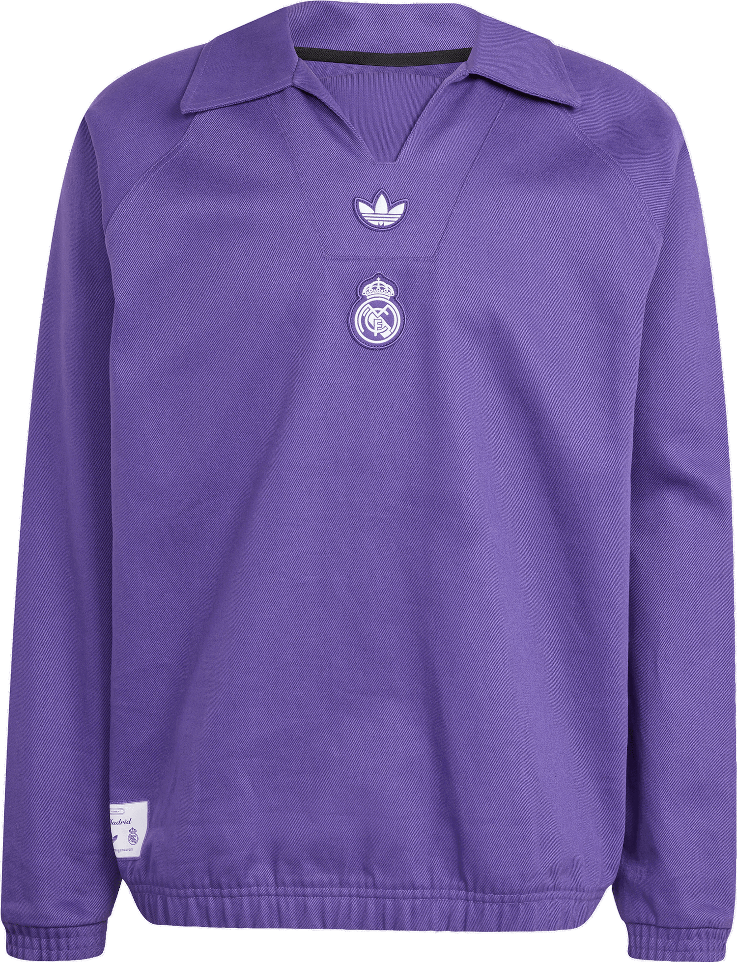 Пуловер adidas Performance Real Madrid Terrace Icons Drill Top Лилаво | JF2578, 1