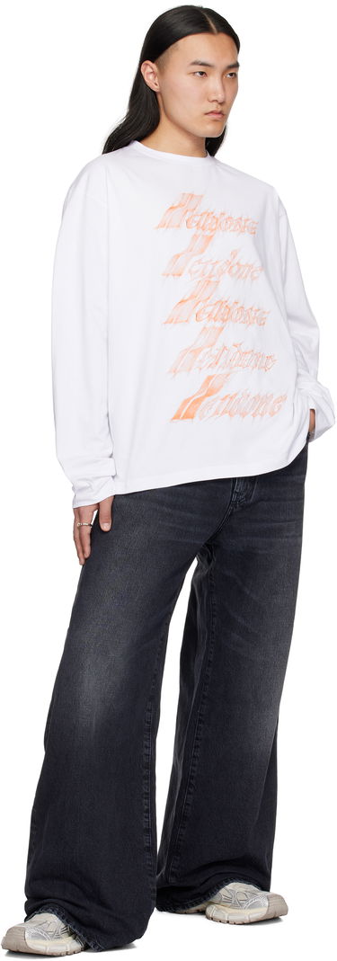 Пуловер We11done We11done Spark Logo Long Sleeve T-Shirt Бяло | WD-TT0-25-752-U-WH, 3