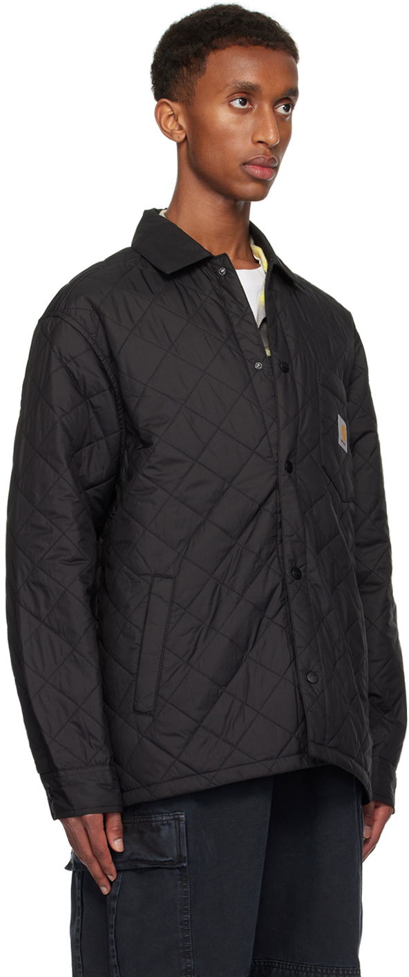 Пухо яке Carhartt WIP Quilted Shirt Jacket Черно | I034363, 1