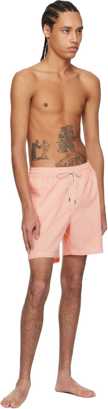 Бански Polo by Ralph Lauren Ralph Lauren Traveler Striped Swim Shorts Оранжево
 | 710957784006, 3