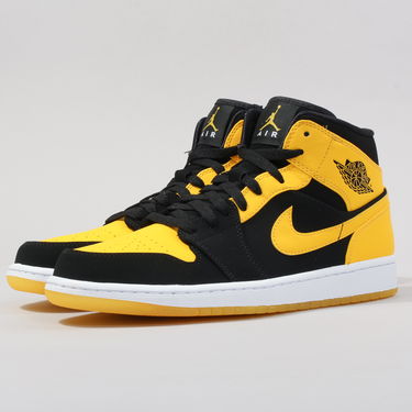 Кецове и обувки Jordan Air Jordan 1 Retro Mid ''New Love'' 2017 Жълто | 554724-035, 1