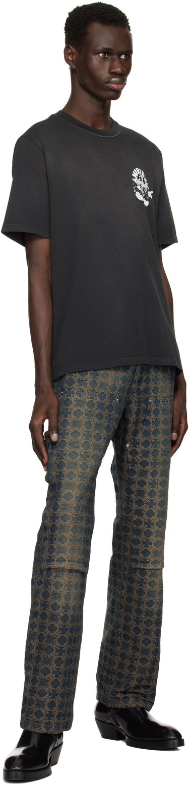 Тениска AMIRI Amiri Music Record T-Shirt Черно | AMJYTE1168, 3