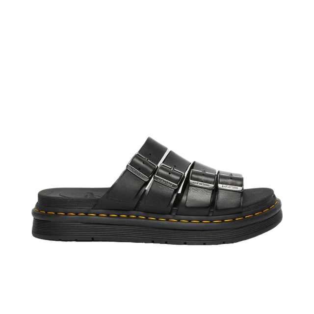 Tate Leather Slide Sandals