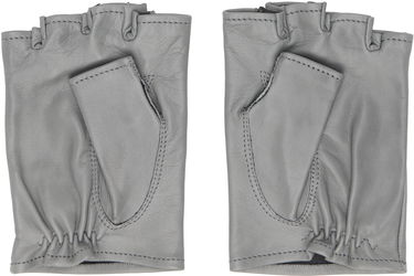 Ръкавици OUR LEGACY Our Legacy Biker Leather Fingerless Gloves Сиво | A2258BPL, 3