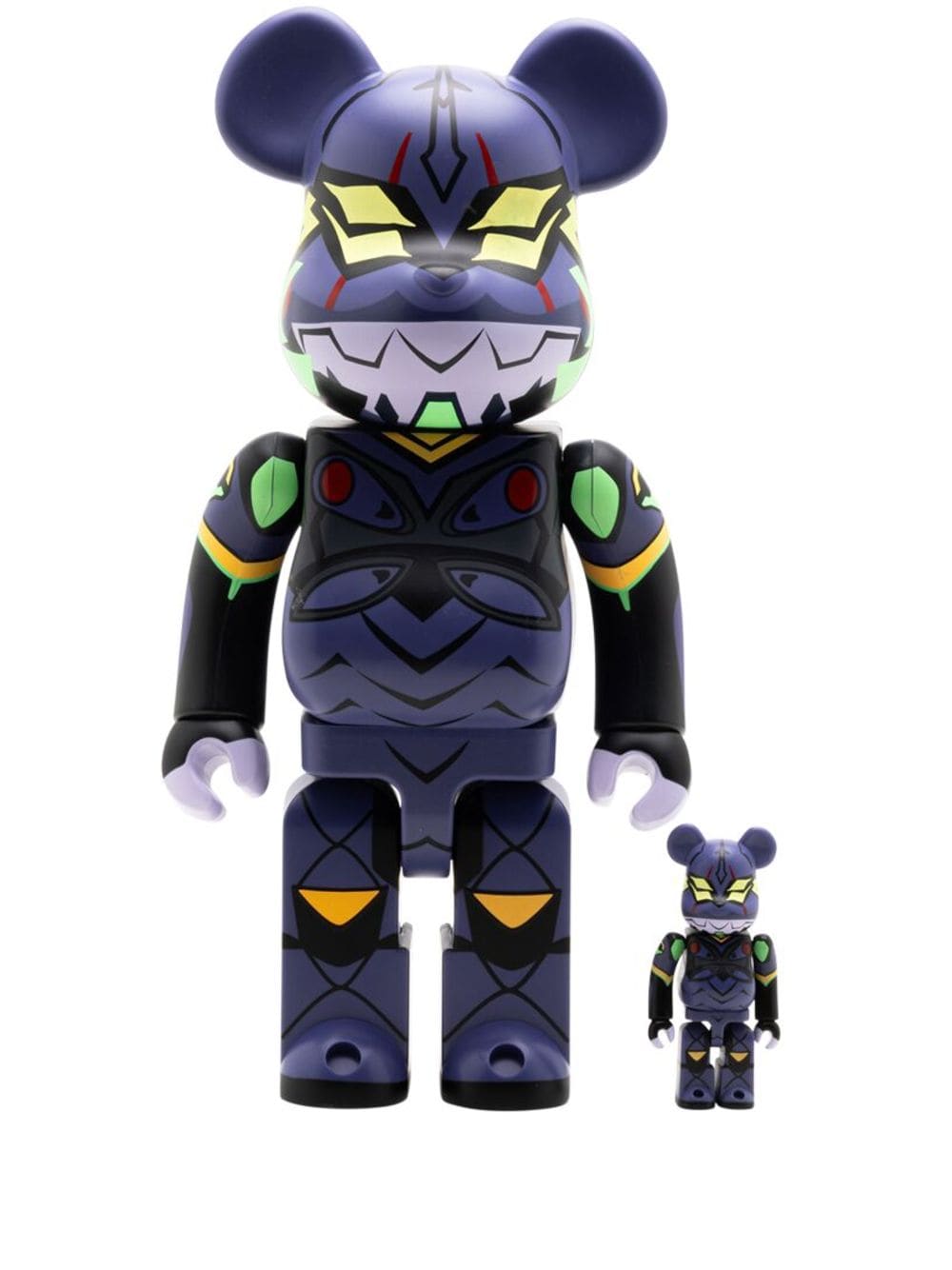 Колекционерско Medicom Toy Evangelion Unit 13 "New Paint Version" BE@RBRICK 100% and 400% figure set - Purple Тъмно синьо | MEDI294922270822, 0