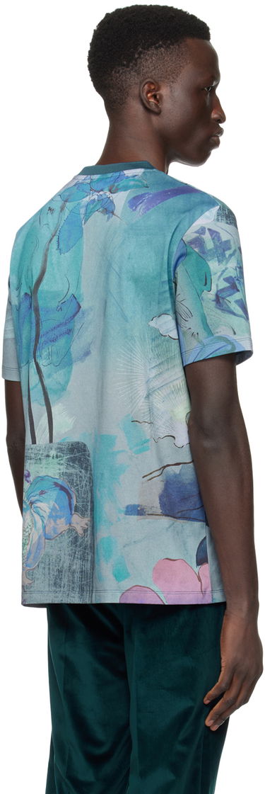 Тениска Paul Smith Paul Smith Printed T-Shirt Синьо | M1R-919T-MP4275-47, 2