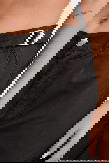 Карго панталони Puma High-Waisted Wide-Leg Cargo Pants Черно | 632507, 4