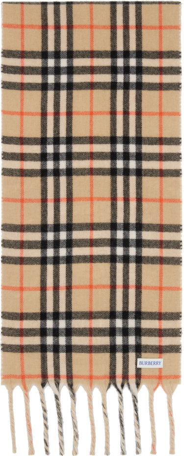 Шал Burberry Burberry Reversible Knight Stamp Scarf Бежово | 8109751, 1