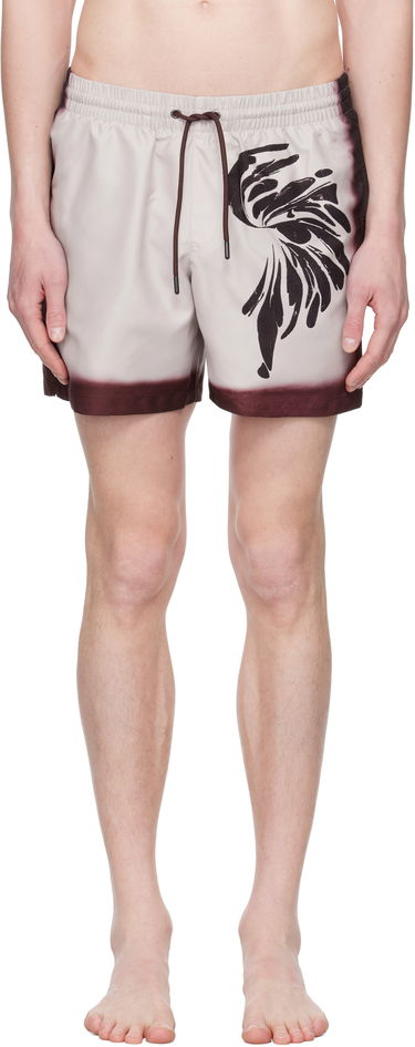 Бански Dries Van Noten Dries Van Noten Printed Swim Shorts Бежово | 251-082500-1433, 0