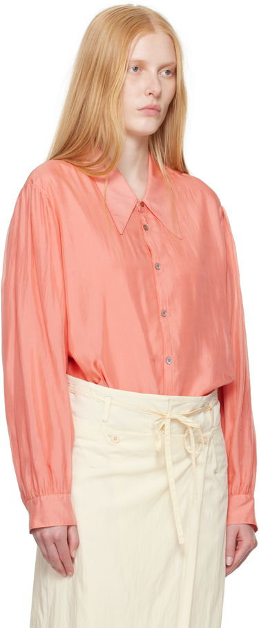 Риза LEMAIRE Lemaire Pointed Collar Shirt Розово | SH1151 LF1373, 1