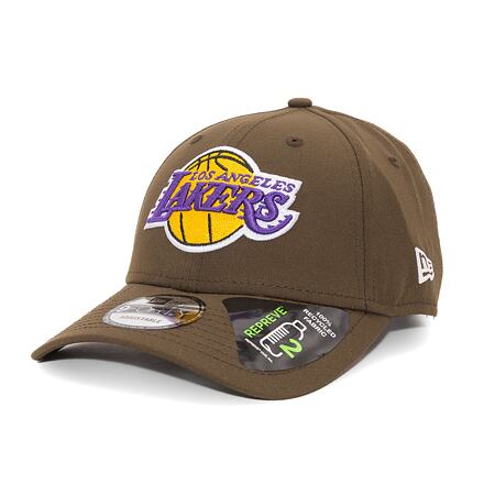 Шапка с козирка New Era 9FORTY NBA Repreve Los Angeles Lakers Walnut / Purple One Size Кафяво | 60435234, 0