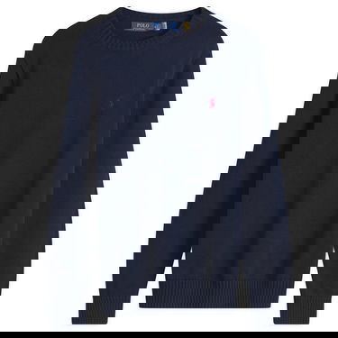 Пуловер Polo by Ralph Lauren Cotton Knit Jumper Тъмно синьо | 710810846-BLU, 0