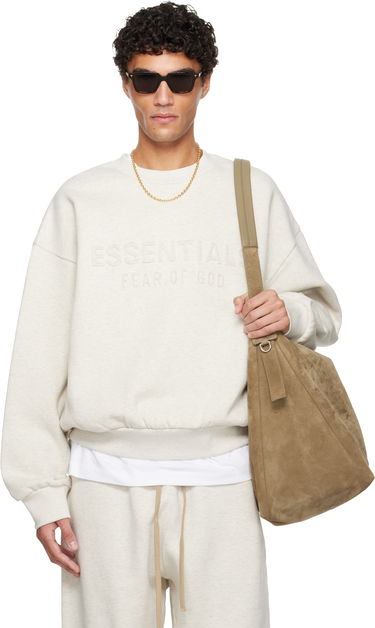 Суитчър Fear of God ESSENTIALS Embossed Classic Crewneck Sweatshirt Бежово | 192HO256552F, 0